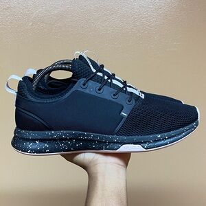 KURU Atom Jet Black-Misty Lilac Women’s Running Sneakers 10.5 Medium